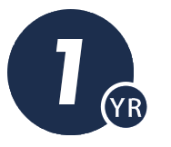 1 Year Warranty