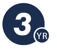 3 Years Warranty