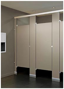 Example of ASI Global Phenolic Black Core Partitions