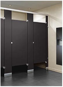 Example of ASI Global Phenolic (Color Thru) Partitions