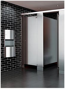 Example of ASI Global Stainless Steel Partitions