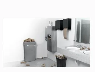 Dyson Airblade V will pay for itself in less than 2 years and prevents a mountain of paper towel waste. What's not to love?!