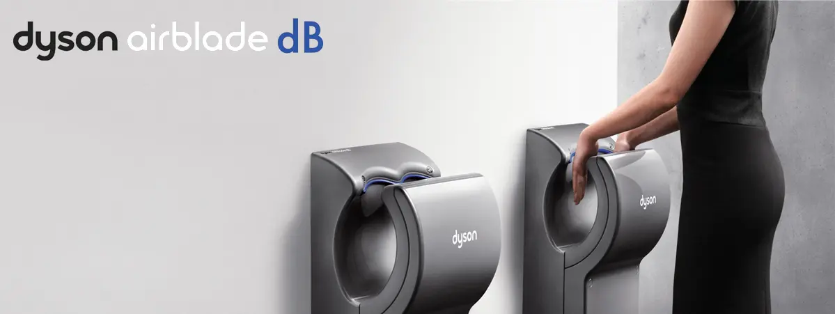 The hand dryer that started a revolution - now 50% quieter and 25% more efficient.