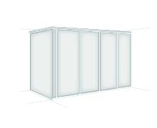 Maxim Privacy (Overhead Braced) Partitions