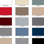 powder coat partition material