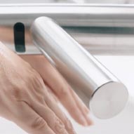 Wash and dry your hands right at the sink with the Dyson Wash and Dry combination faucet and hand dryer.