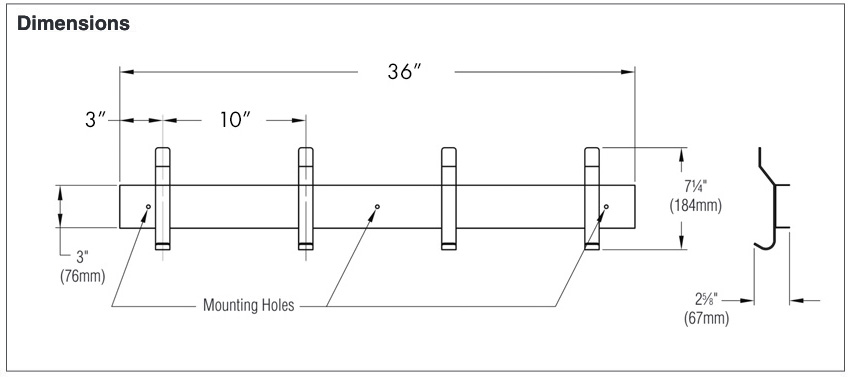 Measurements for Bradley 9944-000000
