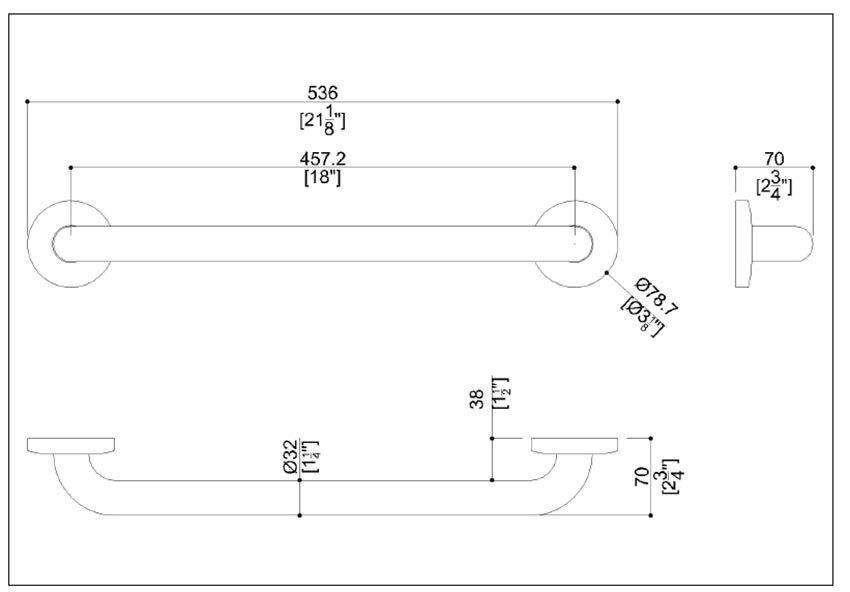 Measurements for Ponte Giulio G57JAS03N1