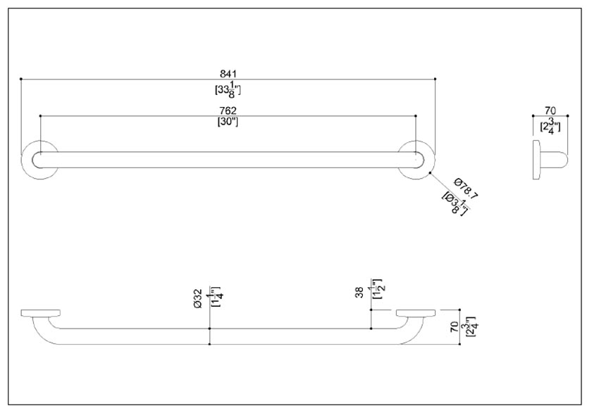Measurements for Ponte Giulio G57JAS05N1