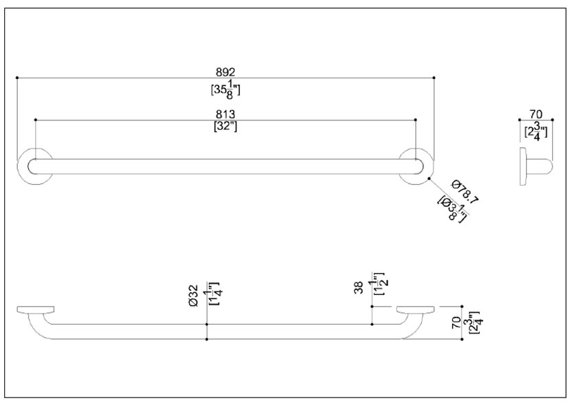 Measurements for Ponte Giulio G57JAS06N1