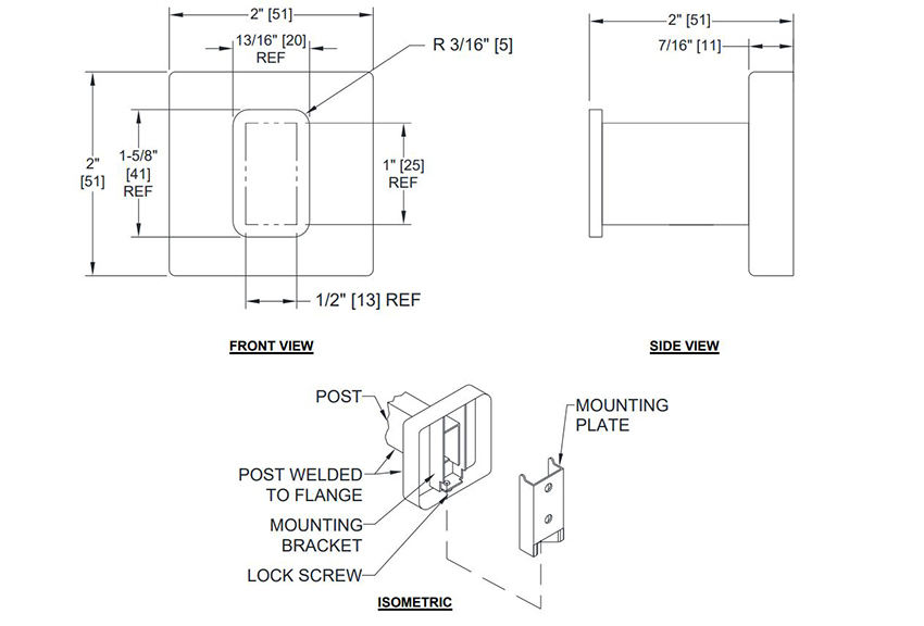 Measurement Diagram for 10-7340