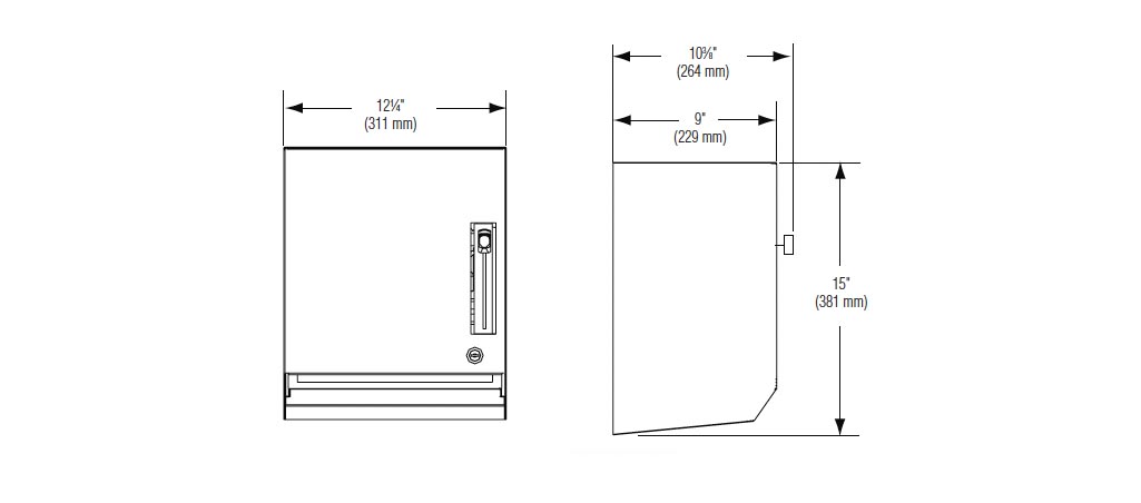 Measurements for Bradley 2483-000000