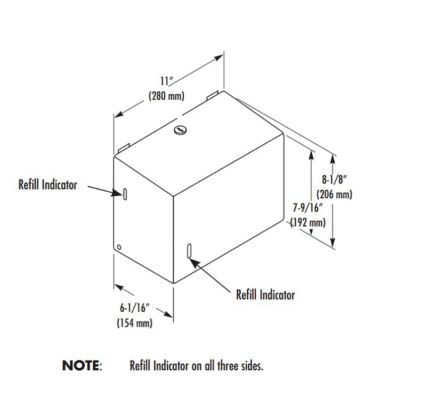 Measurements for Bradley 251-150000