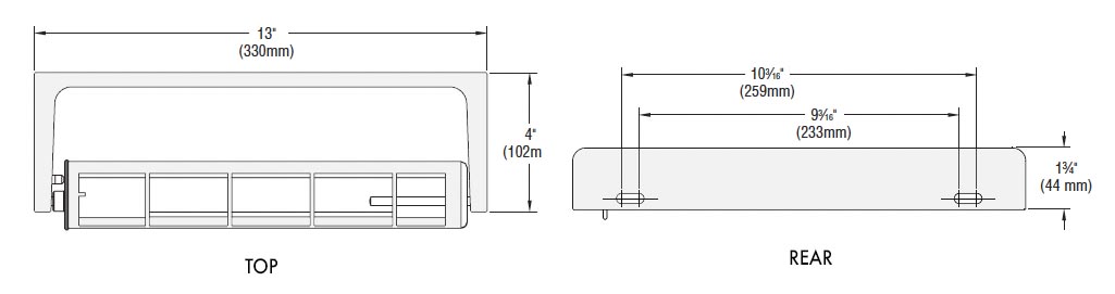 Measurements for Bradley 259-000000