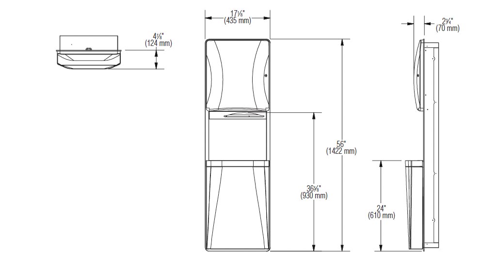 Measurements for Bradley 2A05-000000