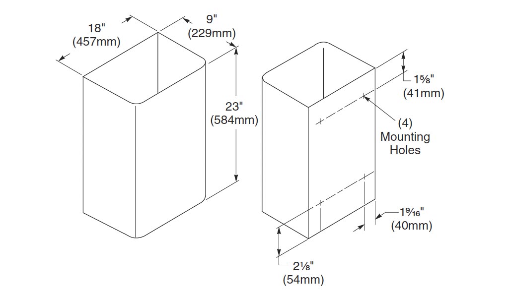 Measurements for Bradley 356-000000