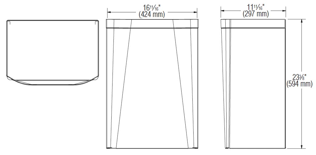 Measurements for Bradley 3A15-110000