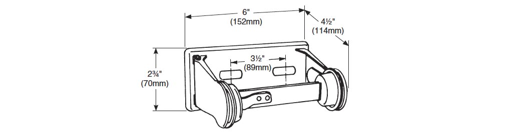 Measurements for Bradley 5054-000000