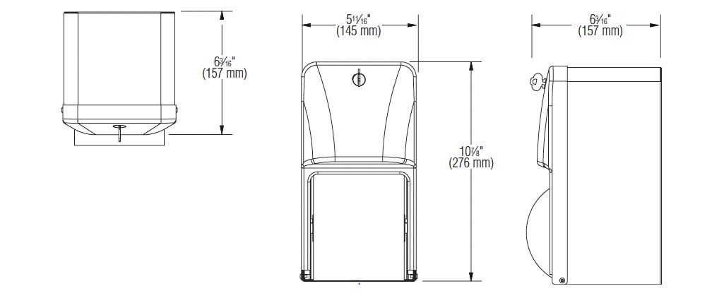 Measurements for Bradley 5A10-110000
