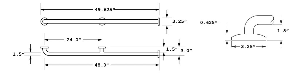 Measurements for Bradley 8120-003480
