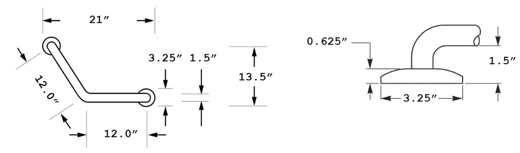 Measurements for Bradley 8120-004000