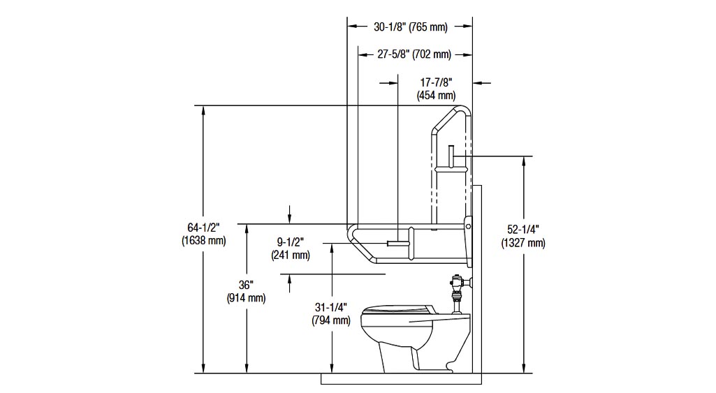 Measurements for Bradley 8370-108000