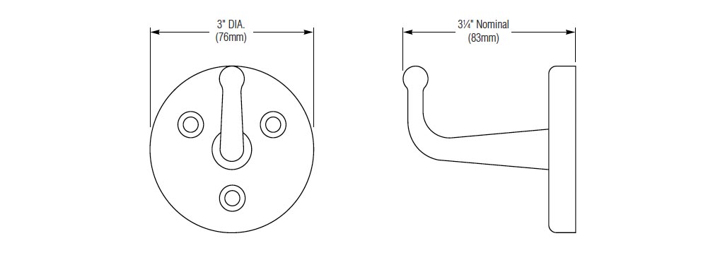 Measurements for Bradley 9118-000000