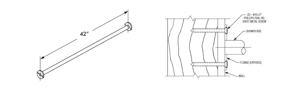 Measurements for Bradley 9531-042000