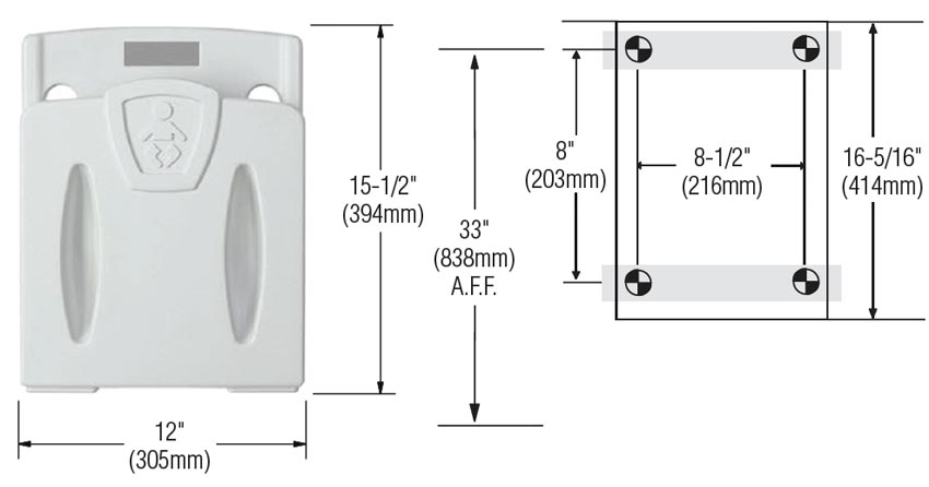 Measurements for Bradley 964-000000