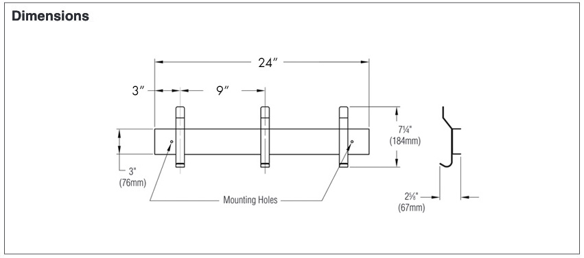 Measurements for Bradley 9943-000000
