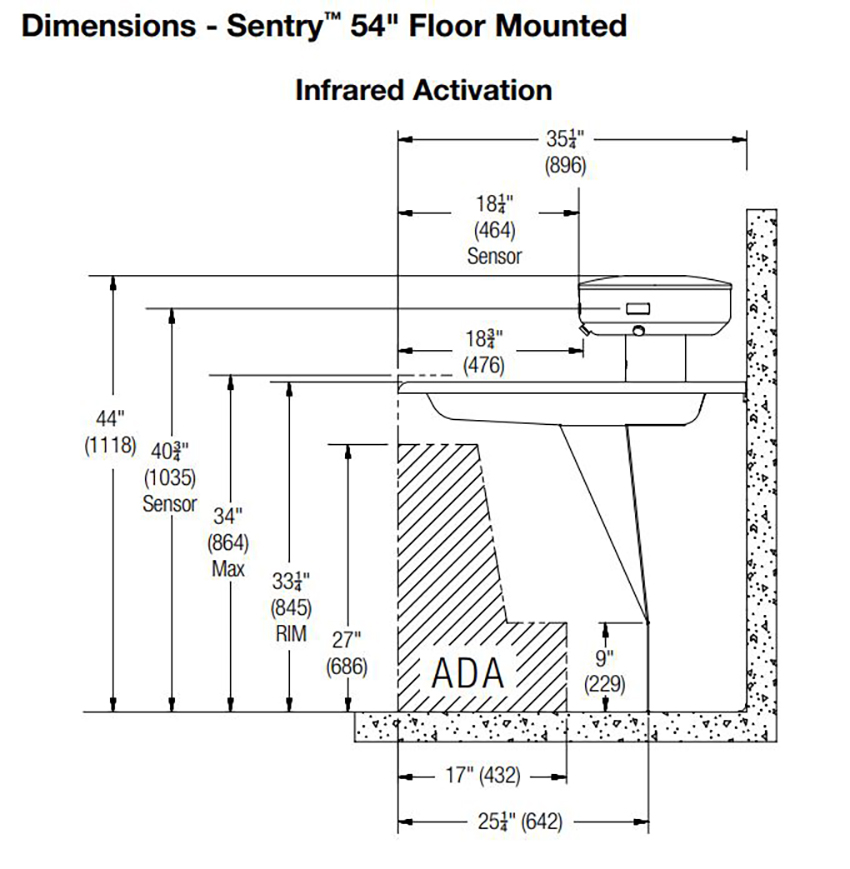 Measurements for Bradley S93-633