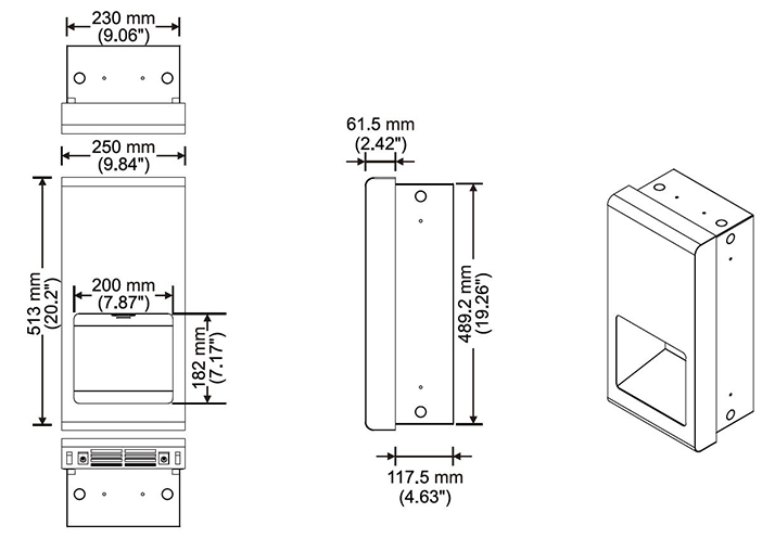Measurement Diagram for HK-JASR-240
