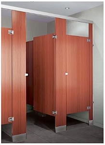 Example of ASI Global Plastic Laminate Partitions