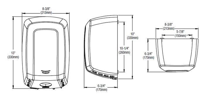 Bradley Aerix 2901 Measurements