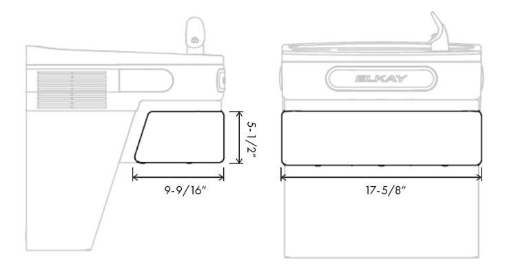 Elkay LKAPREZL Measurement Diagram