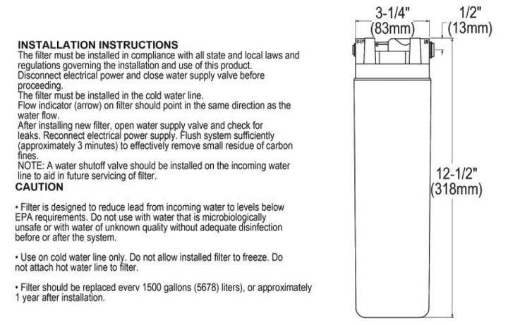 Elkay LKP-HWF172 Measurement Diagram