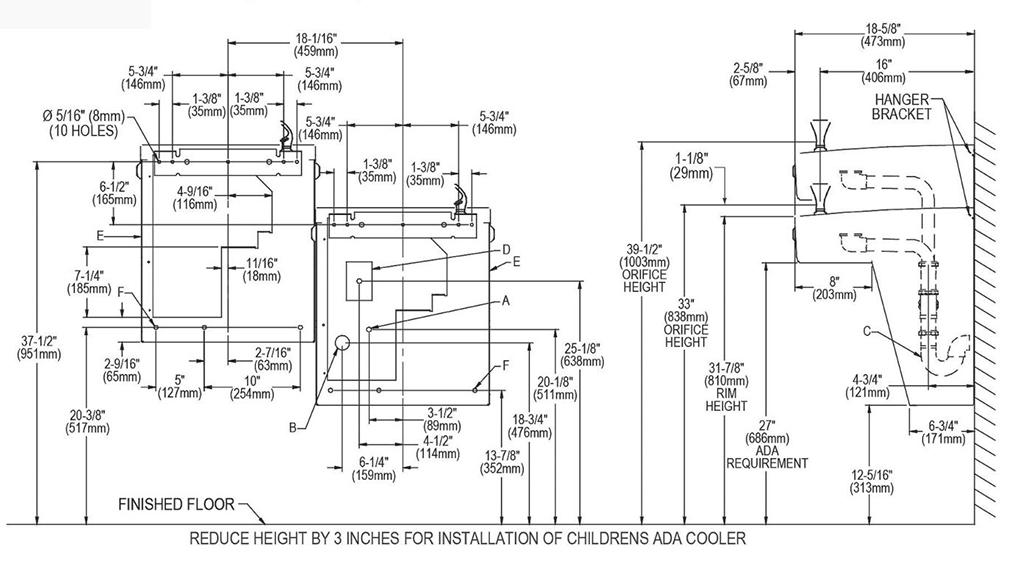HAC8BLSS-NF Measurement Diagram