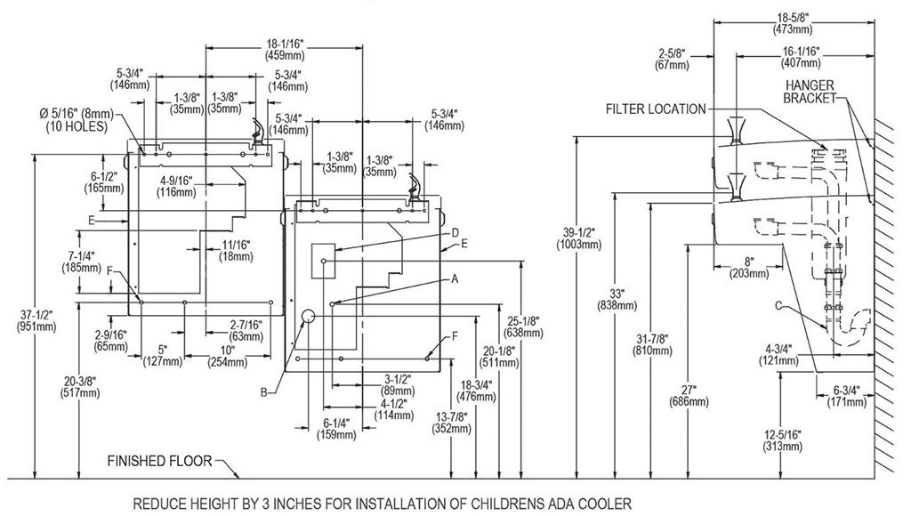 HAC8BLSS-WF Measurement Diagram