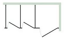 Right Corner Toilet Stall Layout