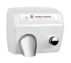 World Dryer Model A Hand Dryer with Cast Iron Cover