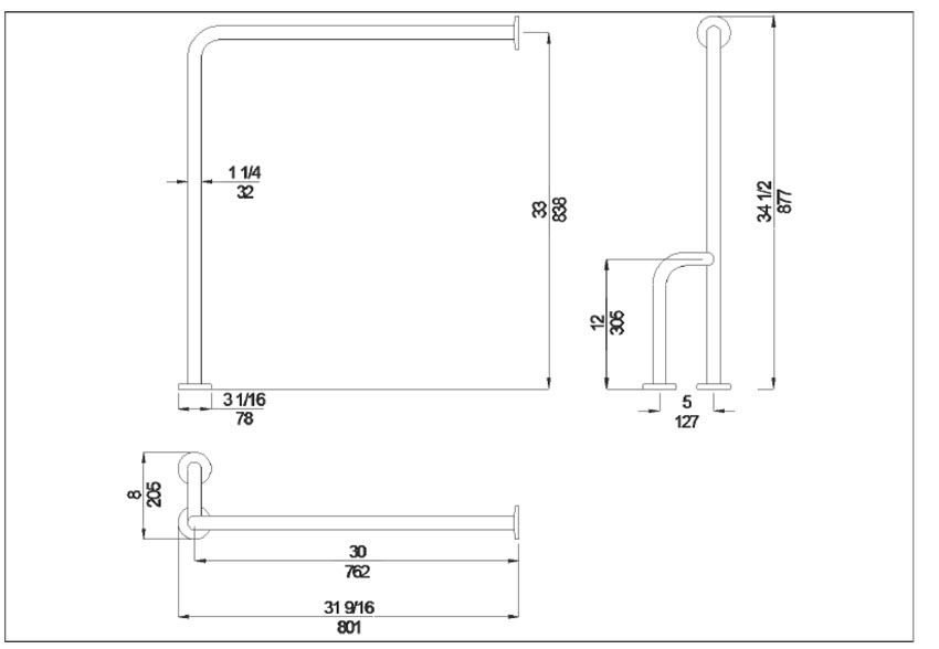 Measurements for Ponte Giulio G55JCL38N1