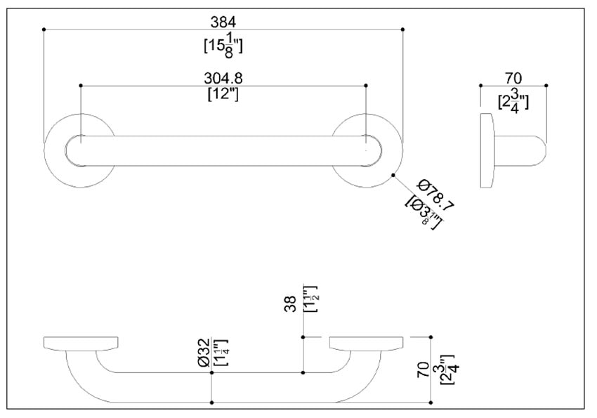 Measurements for Ponte Giulio G57JAS01N1