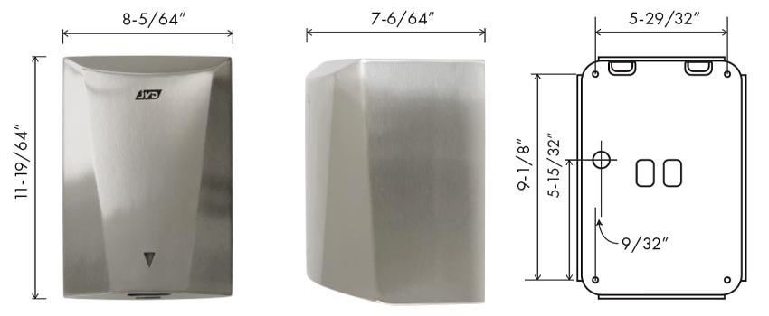 Measurements for JVD-HC120 (8 11 1113)