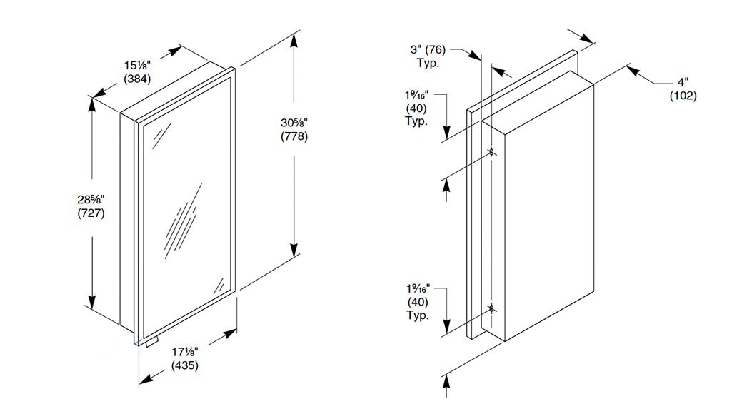 Measurement Diagram for Bradley 175-000000