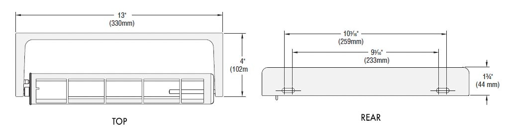 Measurement Diagram for Bradley 259-000000