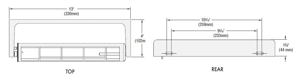 Measurement Diagram for Bradley 259-000000