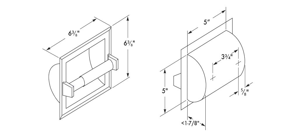 Measurement Diagram for Bradley 5104-000000