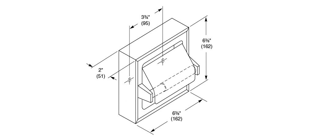 Measurement Diagram for Bradley 5106-000000