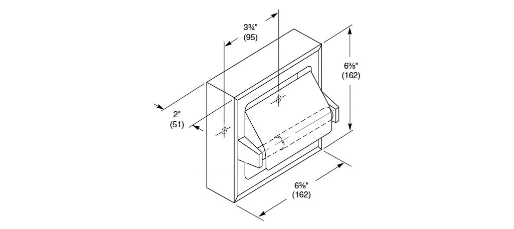 Measurement Diagram for Bradley 5107-000000