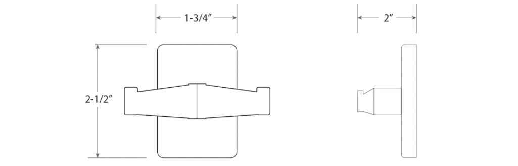 Measurement Diagram for Bradley 912-000000